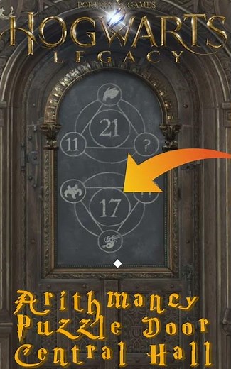 How to open Puzzle Doors! - Arithmancy Puzzle Door Solution: Central Hall - Hogwarts Legacy