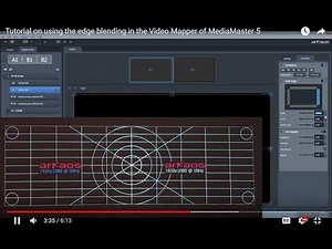 Tutorial on Video Mapper Edge Blending Feature in MediaMaster 5