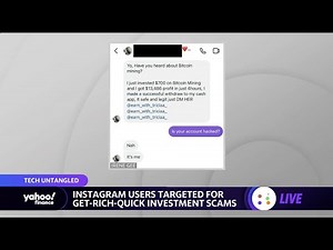 Instagram users targeted for get-rich-quick investment scams