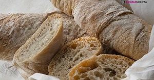 Baguette casera o pan francés