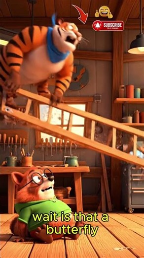 NEVER let a Raccoon hold the Ladder! 🪜😱 Episode 1 #chaos #slapstick comedy