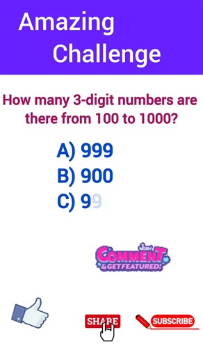 Challenge for genius Challenge 🎯🤟 Mathematics short quiz puzzle