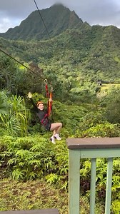 Repost @cindymae.lv 🍃 Ziplining at Kualoa Ranch on Oahu! This was so so fun definitely a must do! 🥾 | Kualoa Ranch