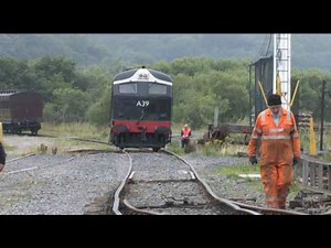 Former CIE locomotive A39 (039) in action at Downpatrick railway
