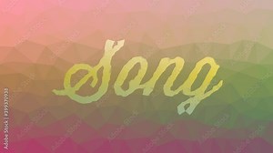 Song fade interesting tessellating looping pulsing polygons Stock Video