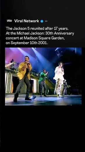 The Jackson 5's Final, Iconic Reunion (2001) #shorts