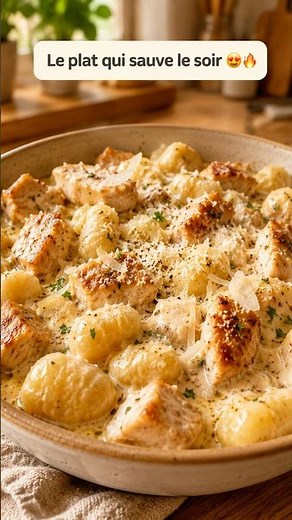 Le plat qui sauve le soir 😍🔥 Gnocchis Poulet Parmesan