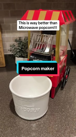 Retro Popcorn Maker for Movie Theater Quality
