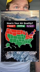 USA air quality map #omg #viralcontent #usa #usareels | Chris Tuck