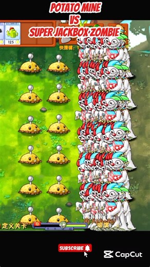 *POTATO MINE VS SUPER JACK BOX ZOMBIE*#shorts #short #pvz #youtubeshorts #shortvideo #pvzfusion