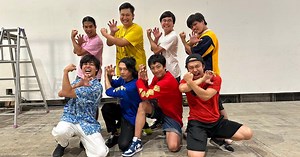 「アバレンジャー」西興一朗＆富田翔、Fischer'sとコラボ　メンバー6人がヒーローアクション挑戦｜シネマトゥデイ