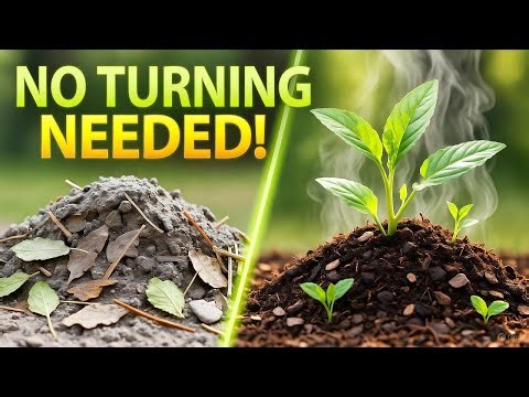 Stop Turning Your Compost! The Amish Trick That Breaks It Down 2X Faster No Tools Needed