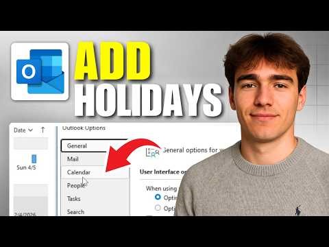How to Add Holidays to Outlook Calendar (Tutorial 2026)