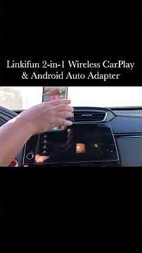 2 in 1 Mini Wireless Carplay Adapter, Compatible w/ Apple iPhone iOS 10+ Android 11 #fallintoshorts