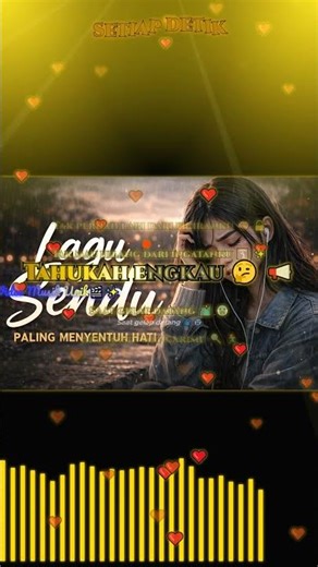 Setiap Detik | Karaoke Lirik Berjalan 🎤 Nyantik Yuk| #short#lagutrending#music# #lirik#lagusendu