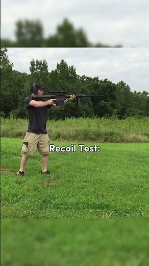 Military Sniper Recoil Test