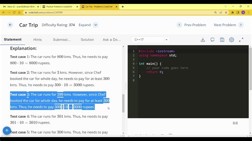 CodeChef:- 7-Question in 1 Video | 1.Interior design || 2.Ticket Fine |3.Car Trip| More....|CodeChef