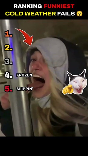 Ranking FUNNIEST Cold Weather Fails Part 2 #shorts