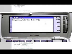 How-to: Symbian C++ programming (Nokia 9210 Communicator)