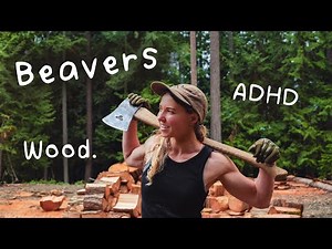 Chopping Logs & Petting Dogs.