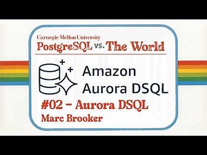 Aurora DSQL: Serverless, Scalable, Global OLTP Database System (Marc Brooker)