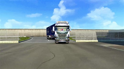 Explore the Features of the Scania Blue Semi-Truck