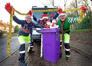 Wolverhampton's famous dancing binmen release their Christmas song