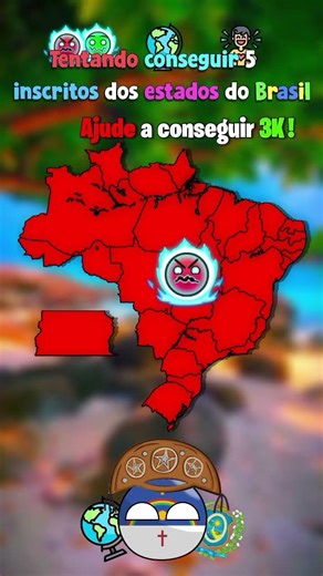 Testando conseguir 5 inscritos dos estados do Brasil #mapper #mapping #geography