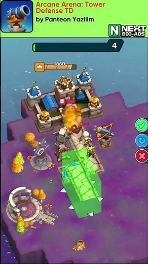 ⚔️ Arcane Arena: Tower Defense TD by Panteon | NextBigAds | Ad Intelligence #nextbigads
