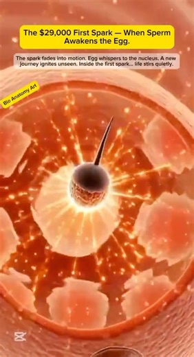 The $29,000 First Spark — When Sperm Awakens the Egg