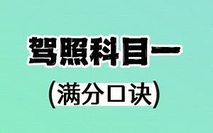 驾照科目一！必过独家秘笈（英文字母|交警手势|扣分罚款|速度题等）