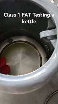 PAT Testing a Class 1 Kettle #howto #diy #electrician #pattesting #pattest #electrical