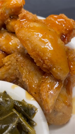 NEW MENU ITEM at The BEE! Try Our Golden Fried 🍯HOT HONEY WINGS🍯 with Your Favorite 2 Sides, Drizzled In Our New HOT HONEY Sauce! Order Online or by Phone for Pick-Up/Takeout - TheBusyBeeCafe.com 🐝 | Busy Bee Cafe ATL