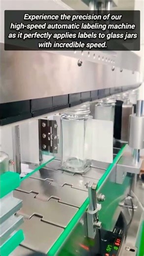 Advanced Automatic Glass Jar Labeling Machine For High Production