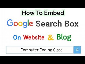 How to Add Google Search Bar in Website using HTML | How to Embed Google Search Bar in Website