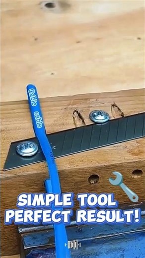 Unique Cheap Tool, Pro Result!🔧 #shorts #smarttrick #cabletool