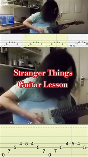 Stranger Things Guitar #StrangerThingsTheme #Arpeggios #StrangerThingsIntro #GuitarTabs #EasyGuitar