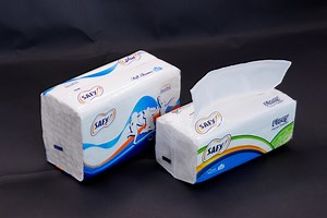 [Hot Item] Custom Printing Plastic Bag Facial Tissue