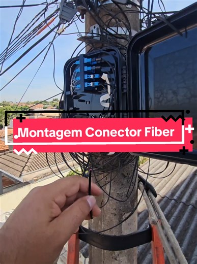 Montagem Conector Fiber #instalation #internet #fibra #curiosidades #telecom