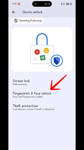 Finger Lock Kaise lagaye 🔥Realme Phone Me Finger lock kaise lgaye #shorts