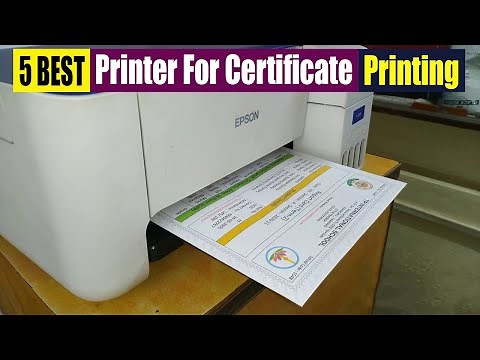 Best Printer For Certificate Printing Of 2023
