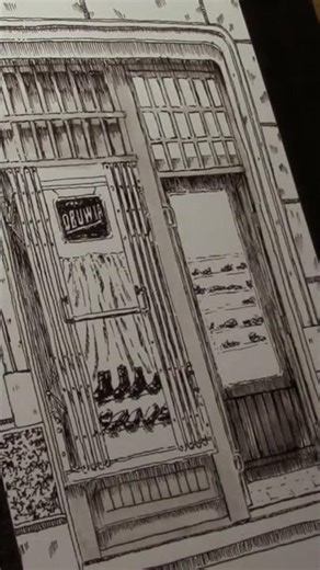 ink wash to add more depth #art #drawing #watercolor #pendrawing #inkdrawing #inkart #inkwash #paint