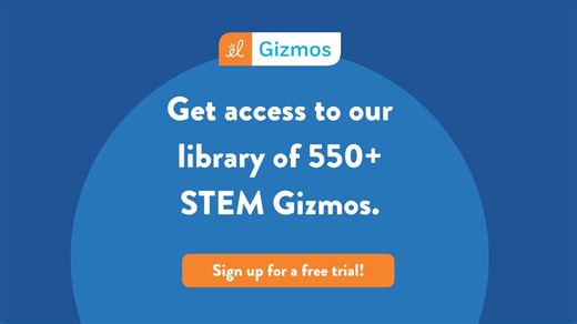 Engage your students with our interactive Phases of the Moon Gizmo! Explore the lunar cycle and observe how the positions of the Moon, Earth, and Sun affect its appearance, and more. Unlock your 45-day trial with code TRYGIZ45. | ExploreLearning Gizmos