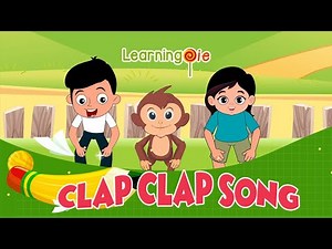 Clap Your Hands | Nursery Rhymes | Action | Animated Songs for Kids | Kids Songs | Poems For Kids