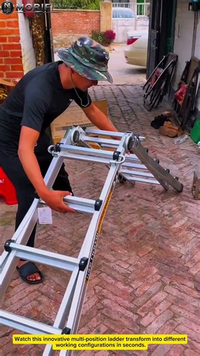 This Ladder Does WAY More Than You Think! 🔥 The Ultimate Multi-Position Work Ladder