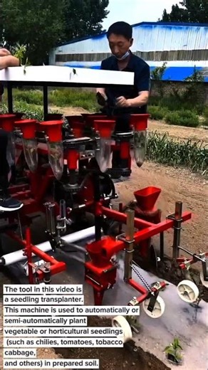 "Modern Seedling Transplanter Machine for Vegetable Farming in the USA"