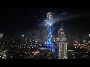 DUBAI BURJ KHALIFA New Year’s Eve Fireworks 2025 🎇 - Complete Show 4K UHD