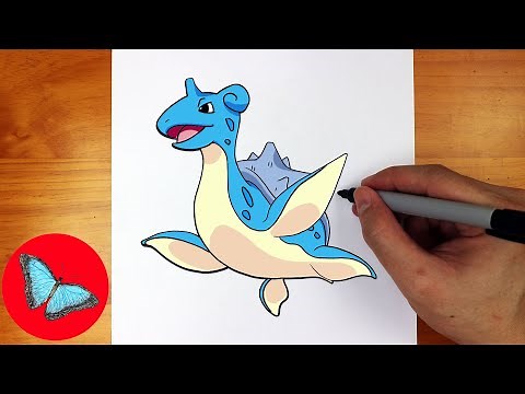 How To Draw Lapras Pokemon Step by Step