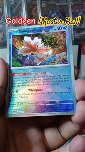Goldeen [Master Ball] #prismaticevolutions #pokemon #pokemontcg