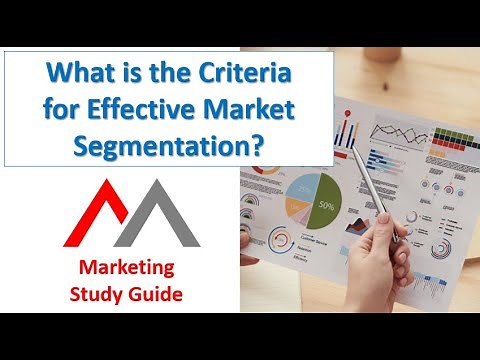 The Criteria for Effective Segmentation